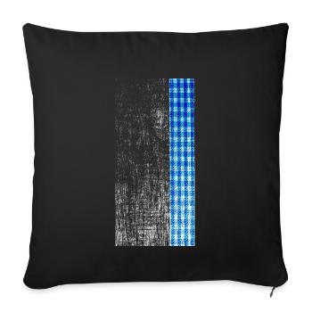 Celebrating with beer in Bavaria October - Sofa pillowcase 17,3'' x 17,3'' (45 x 45 cm) - black - Front