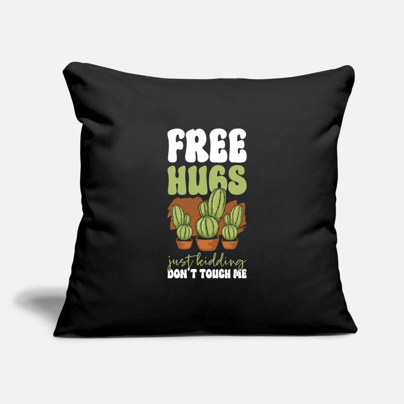 Il suffit de regarder la devise antisociale Housse de coussin décorative 45 x 45 cm