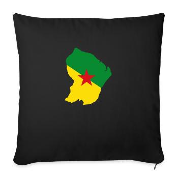 LE GUYANAIS - Housse de coussin décorative 45 x 45 cm - noir - Devant