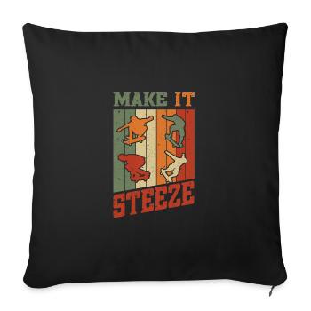 Skateboarding Skateboard Design For Skateboarder - Sofa pillowcase 17,3'' x 17,3'' (45 x 45 cm) - black - Front