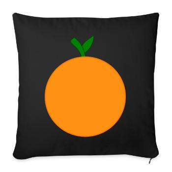 Oranges Fruit Fruits Costume Carnival Carnival - Sofa pillowcase 17,3'' x 17,3'' (45 x 45 cm) - black - Front