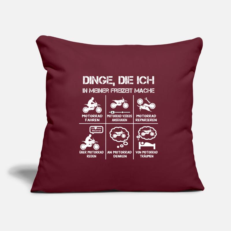 Freizeit - Motorradfahrer - Biker Sofakissenbezug 45 x 45 cm