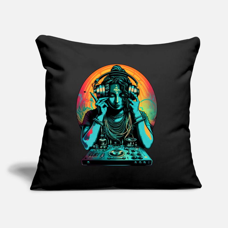 Goddess DJ Sofa pillowcase 17,3'' x 17,3'' (45 x 45 cm)