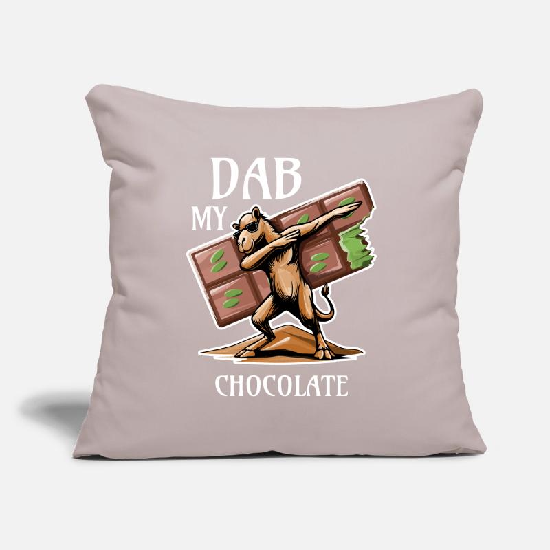 Dabbing Dromedar - Dubai Schokolade Geschenkidee Sofakissenbezug 45 x 45 cm