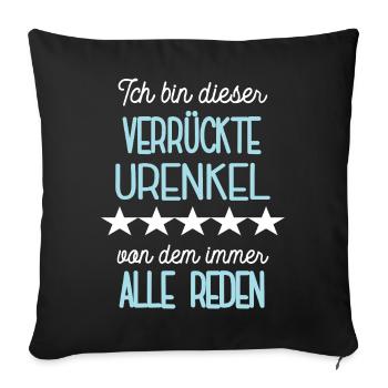 Arrière-petit-fils disant arrière-petit-fils arrière-petits-enfants arrière-petit-fils - Housse de coussin décorative 45 x 45 cm - noir - Devant