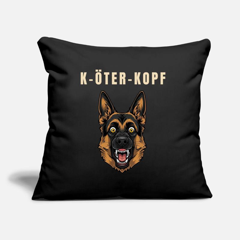 German Shepherd Mutt Funny Pun Saying Dog Sofa pillowcase 17,3'' x 17,3'' (45 x 45 cm)