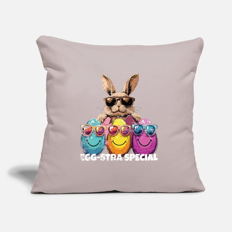 Eggstra Special Funny Easter Bunny Easter Sofa pillowcase 17,3'' x 17,3'' (45 x 45 cm)