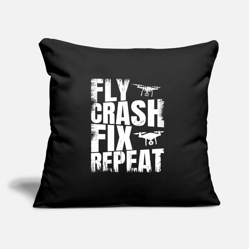 Drone Pilot Accessories Drone Pilot Drone Gift Sofa pillowcase 17,3'' x 17,3'' (45 x 45 cm)
