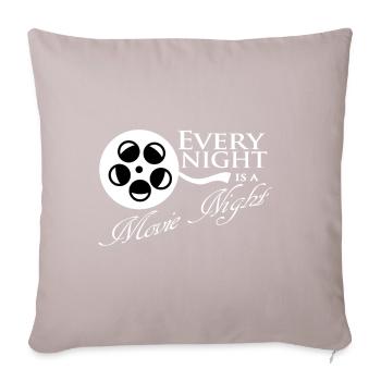 Movies - Sofa pillowcase 17,3'' x 17,3'' (45 x 45 cm) - light taupe - Front