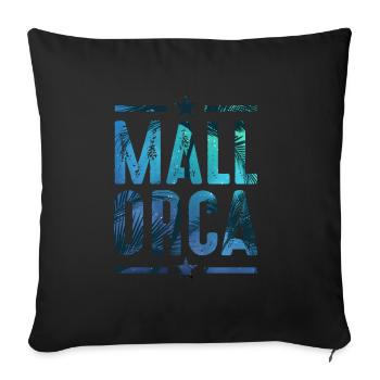 Mallorca - Sofa pillowcase 17,3'' x 17,3'' (45 x 45 cm) - black - Front