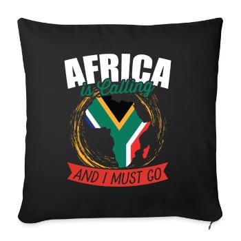 La réputation de l’Afrique - Housse de coussin décorative 45 x 45 cm - noir - Devant