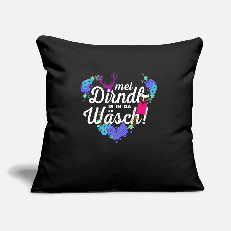 Mei Dirndl is in da Wäsch Dirndl Sofa pillowcase 17,3'' x 17,3'' (45 x 45 cm)