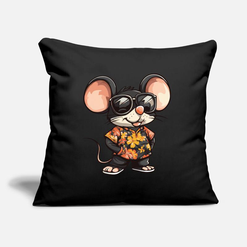 Mouse Comic Funny Summer Sofa pillowcase 17,3'' x 17,3'' (45 x 45 cm)