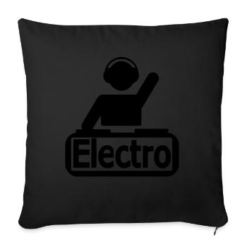 DJ / Elektro - Sofakissenbezug 45 x 45 cm - Schwarz - Vorne