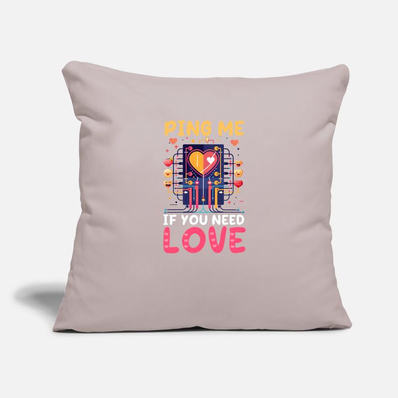 Network Engineering Ping Me If You Need Love Sofa pillowcase 17,3'' x 17,3'' (45 x 45 cm)