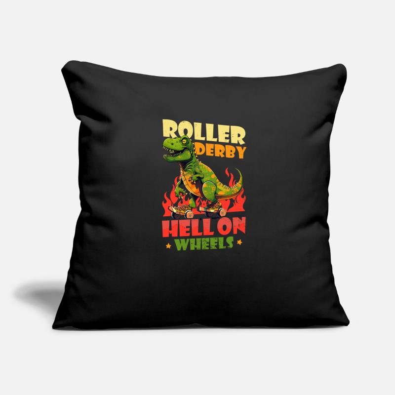 Roller Derby Hell On Wheels Sofakissenbezug 45 x 45 cm