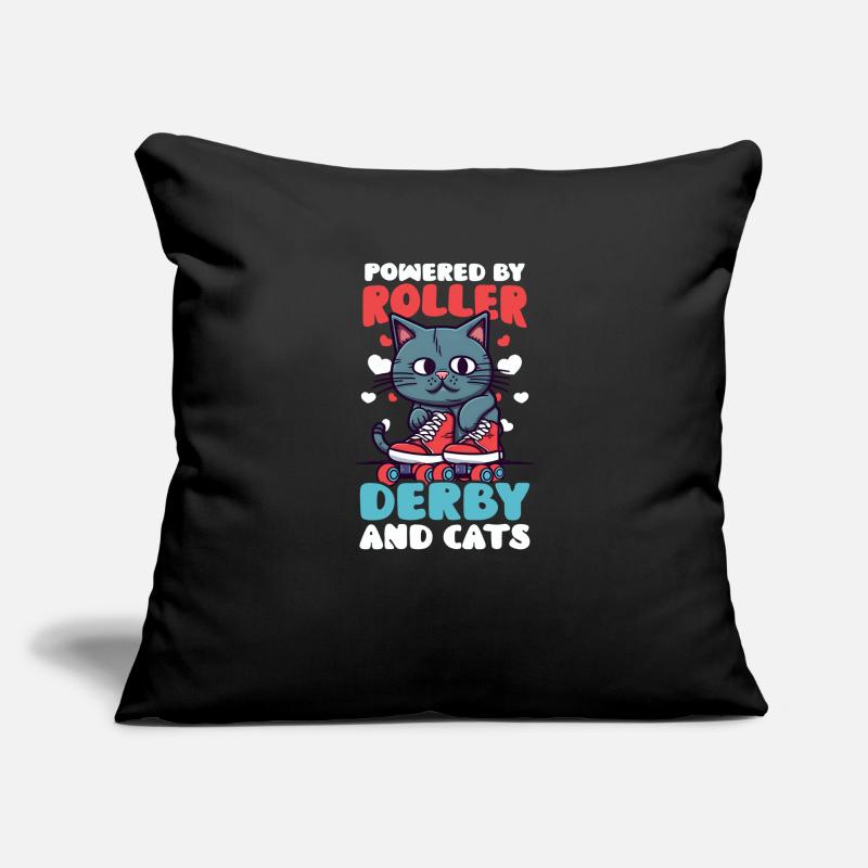 Roller Derby Roller Derby And Cats Sofa pillowcase 17,3'' x 17,3'' (45 x 45 cm)