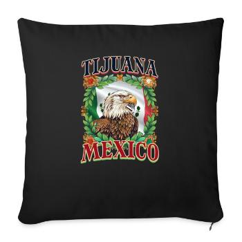 Tijuana Tijuana Mexico - Sofa pillowcase 17,3'' x 17,3'' (45 x 45 cm) - black - Front