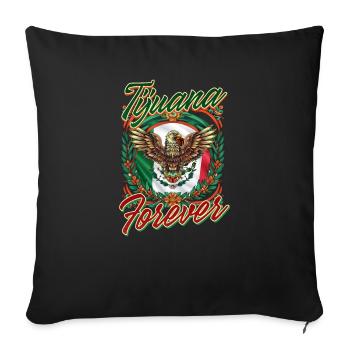 Tijuana Tijuana Forever - Sofa pillowcase 17,3'' x 17,3'' (45 x 45 cm) - black - Front