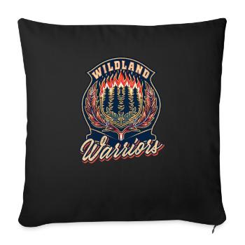 Wildland Firefighter Wildland Warriors - Sofakissenbezug 45 x 45 cm - Schwarz - Vorne