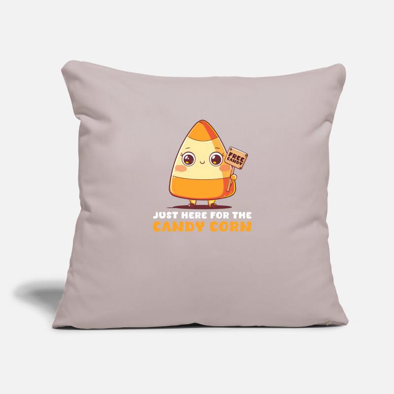 Candy Corn Juste ici pour le Candy Corn Housse de coussin décorative 45 x 45 cm