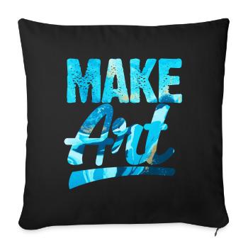 Art Art Teacher Artist Painting Art Gift - Sofa pillowcase 17,3'' x 17,3'' (45 x 45 cm) - black - Front