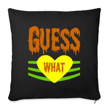 Mother Pregnant Baby Infant T-shirt Mom - Sofa pillowcase 17,3'' x 17,3'' (45 x 45 cm) - black - Front