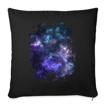 Univers - Sofa pillowcase 17,3'' x 17,3'' (45 x 45 cm) - black - Front