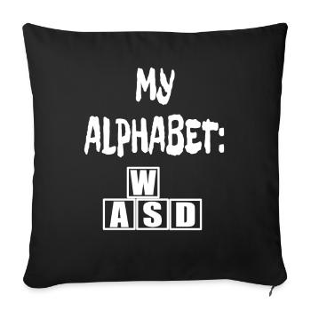 Game Player Console Controller Online Graphics lol - Housse de coussin décorative 45 x 45 cm - noir - Devant
