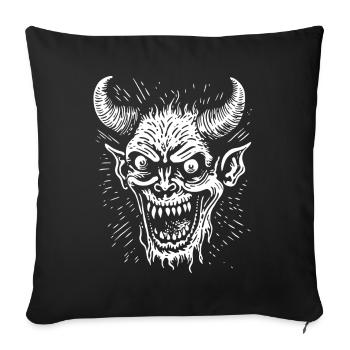 Freaking Weird - Sofa pillowcase 17,3'' x 17,3'' (45 x 45 cm) - black - Front