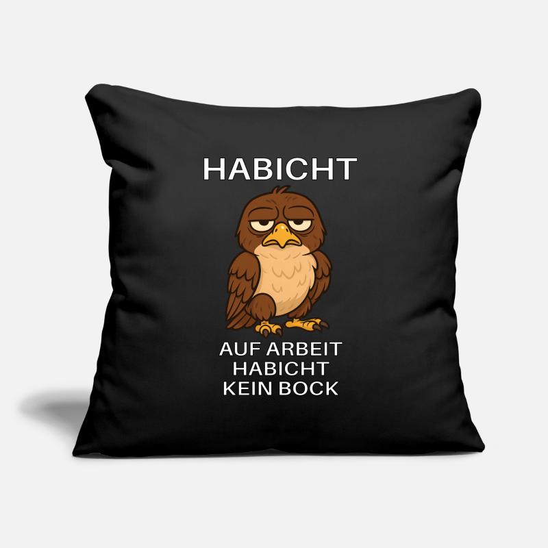 Hawk German Memes Work Trainee Gen Z Sofa pillowcase 17,3'' x 17,3'' (45 x 45 cm)