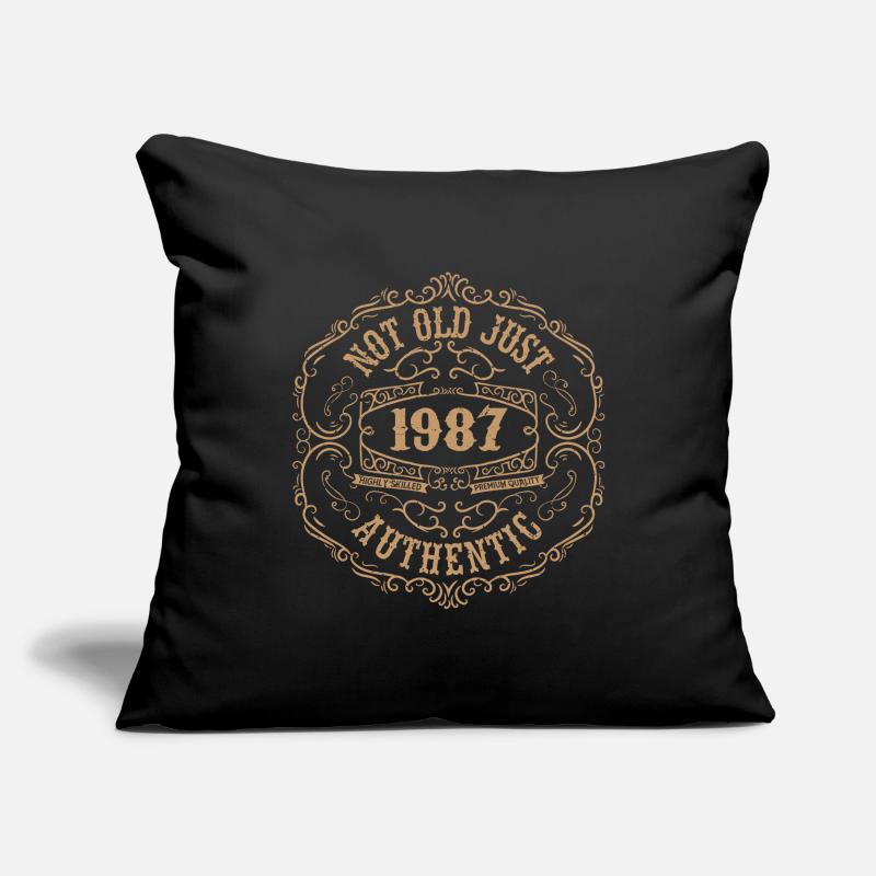 1987 Classic 1987 Retro 1987 Geburtstagsgeschenk Sofakissenbezug 45 x 45 cm