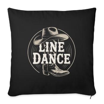 Formation de groupe de danse en ligne My Dance Sport - Housse de coussin décorative 45 x 45 cm - noir - Devant