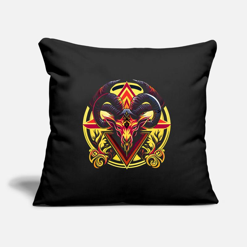 Baphomet - Lucifer - Devil - Satan - 666 Sofakissenbezug 45 x 45 cm