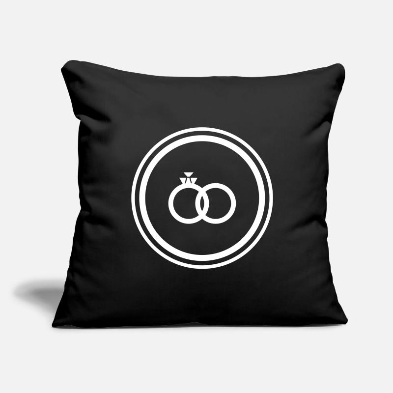 Wedding Rings Ring Wedding Sofa pillowcase 17,3'' x 17,3'' (45 x 45 cm)