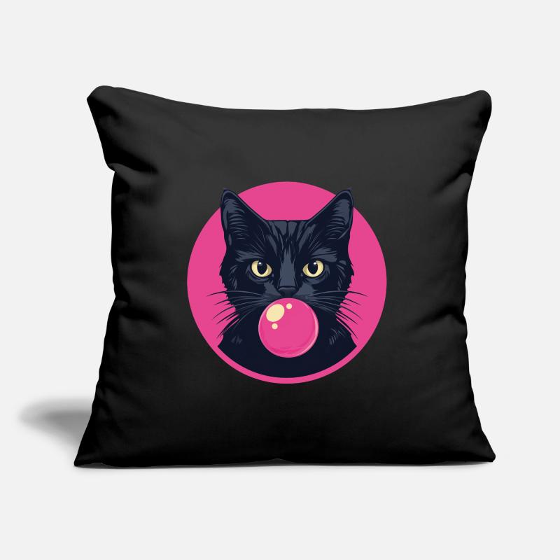 Cat Chewing Gum Sofa pillowcase 17,3'' x 17,3'' (45 x 45 cm)