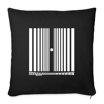 Nyow Gift Doppler Effect Physics Physicist Wave - Sofa pillowcase 17,3'' x 17,3'' (45 x 45 cm) - black - Front
