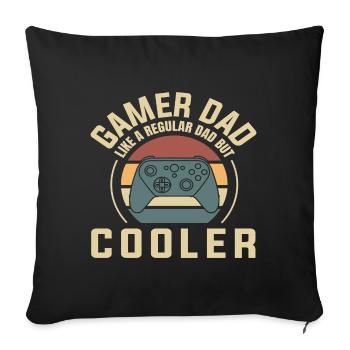Best Father - Sofa pillowcase 17,3'' x 17,3'' (45 x 45 cm) - black - Front