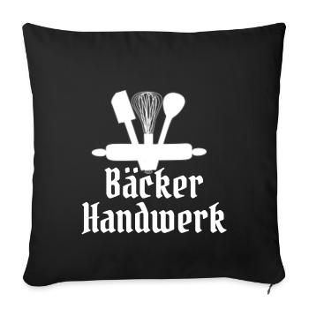 Boulanger boulanger - Housse de coussin décorative 45 x 45 cm - noir - Devant