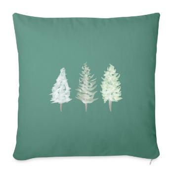 Forest - Sofa pillowcase 17,3'' x 17,3'' (45 x 45 cm) - cypress green - Front