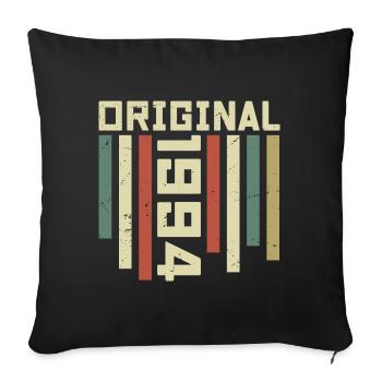 1994 Cadeau Rétro 1994 Cadeau Anniversaire 30 ans - Housse de coussin décorative 45 x 45 cm - noir - Devant