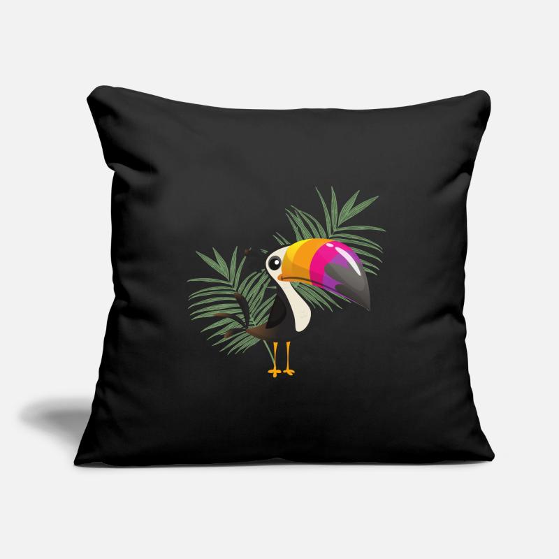 Tukan Housse de coussin décorative 45 x 45 cm