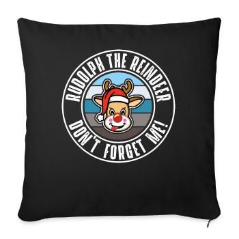 Rudolph - Sofa pillowcase 17,3'' x 17,3'' (45 x 45 cm) - black - Front