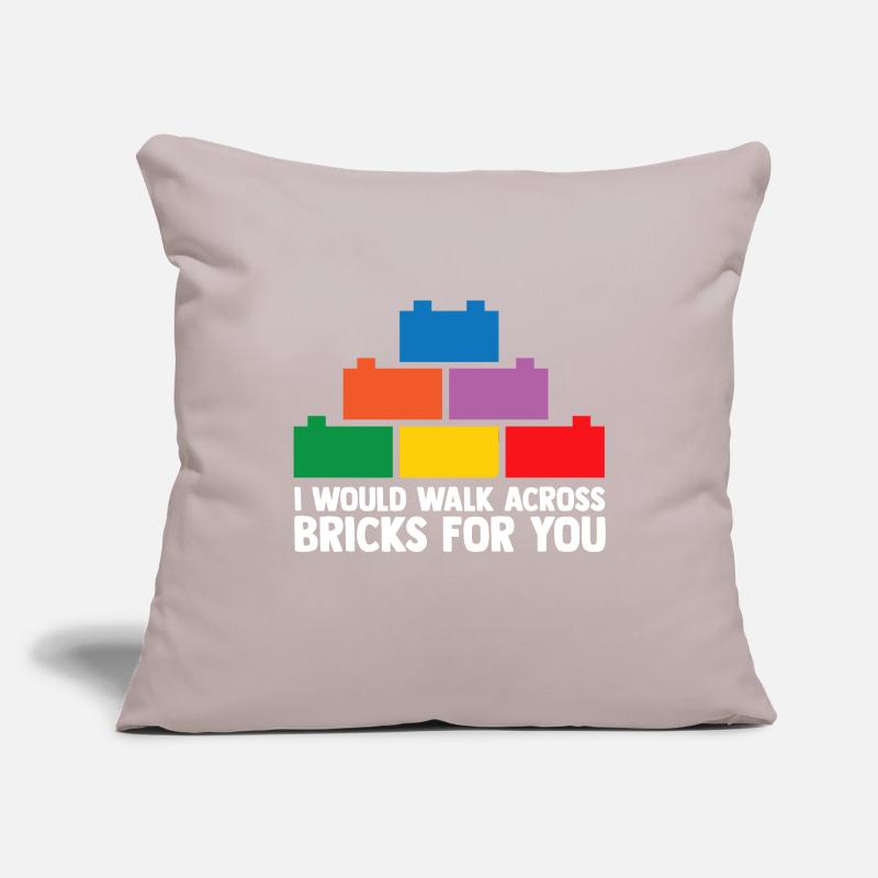 Brick Builder Brick Building Master Builder Sofa pillowcase 17,3'' x 17,3'' (45 x 45 cm)