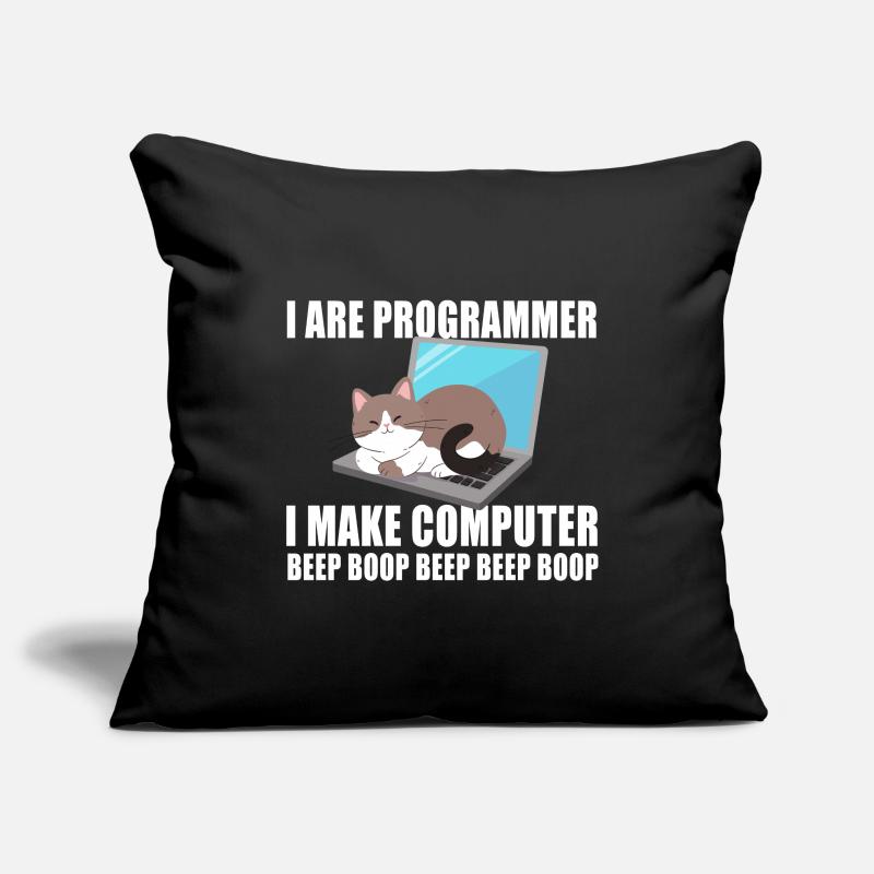 I are programmer Sofa pillowcase 17,3'' x 17,3'' (45 x 45 cm)