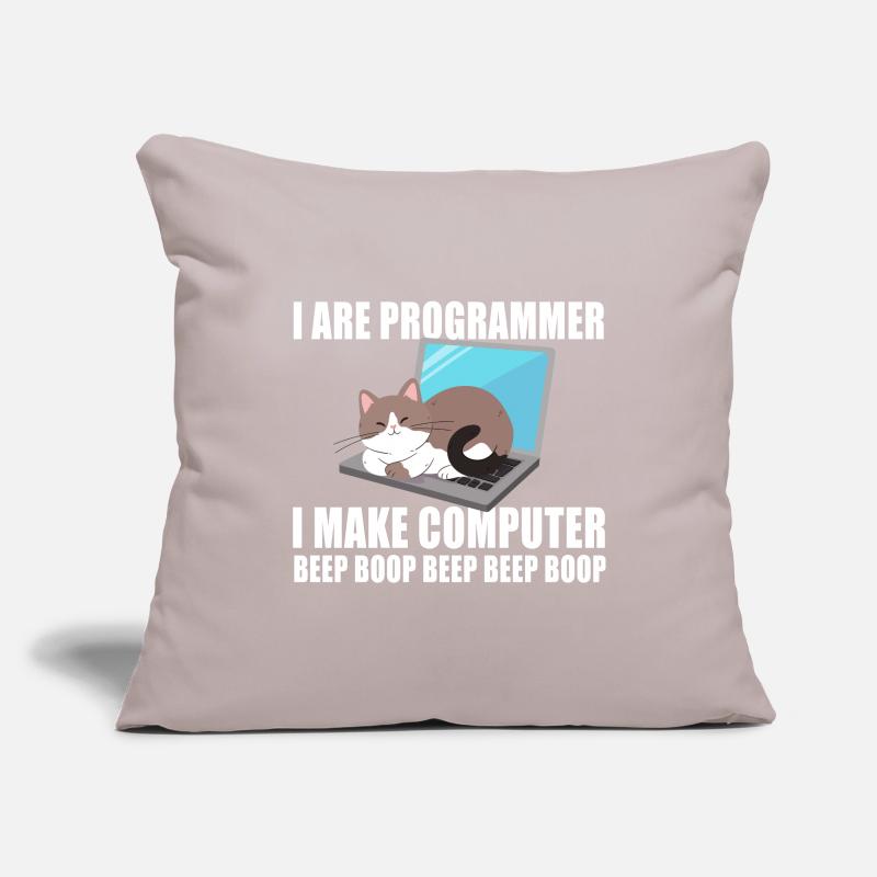 I are programmer Sofa pillowcase 17,3'' x 17,3'' (45 x 45 cm)
