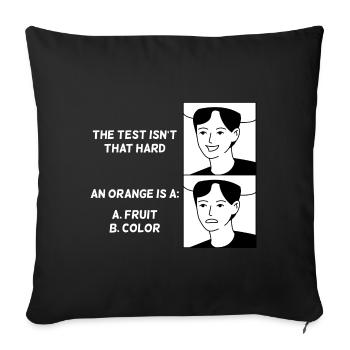 Une conception de test robuste pour les jeunes Pinoys fiers - Housse de coussin décorative 45 x 45 cm - noir - Devant