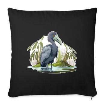 Abu-markub - Housse de coussin décorative 45 x 45 cm - noir - Devant