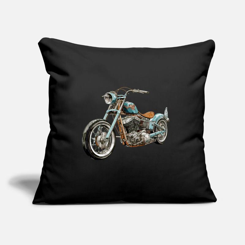 Eternel chopper Housse de coussin décorative 45 x 45 cm