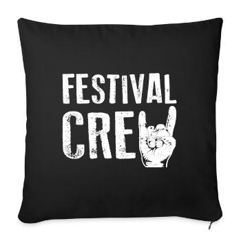 FESTIVAL CREW Party Music Célébration - Housse de coussin décorative 45 x 45 cm - noir - Devant
